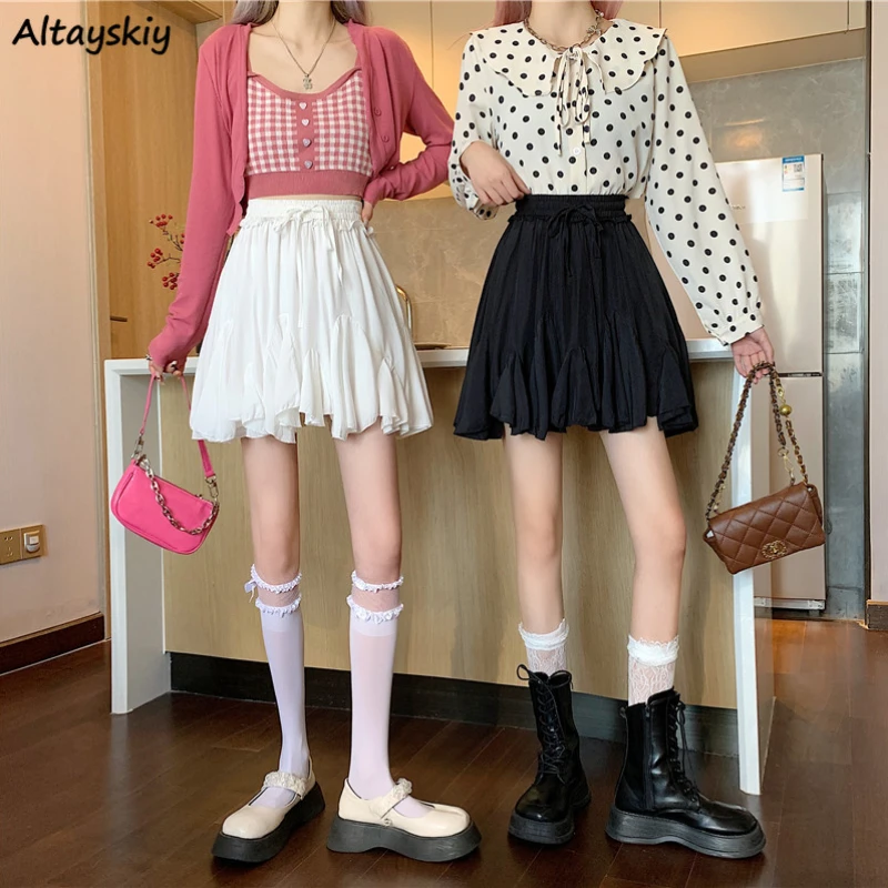 Skirts Women Sweet College Casual Trendy All-match Mini High Waist Folds Korean Style Cozy Basic Sexy Popular Harajuku Summer
Skirts Women Sweet College Casual Trendy All-match Mini High Waist Folds Korean Style Cozy Basic Sexy Popular Harajuku Summer