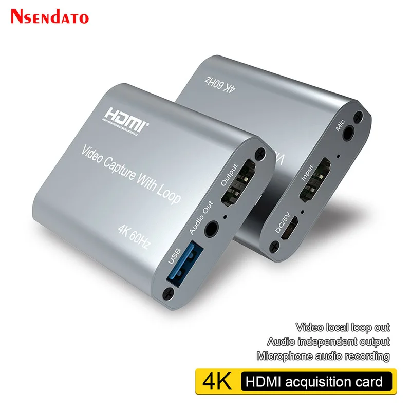 Видеозахват HDMI Nsendato 1080p
Видеозахват HDMI Nsendato 1080p