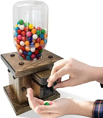 Candy Dispenser - Amish Handmade Containers & Storage For Gummy Or Peanut- Wood Storage Gumball Machine For Skittles Or M&am
Candy Dispenser - Amish Handmade Containers & Storage For Gummy Or Peanut- Wood Storage Gumball Machine For Skittles Or M&am