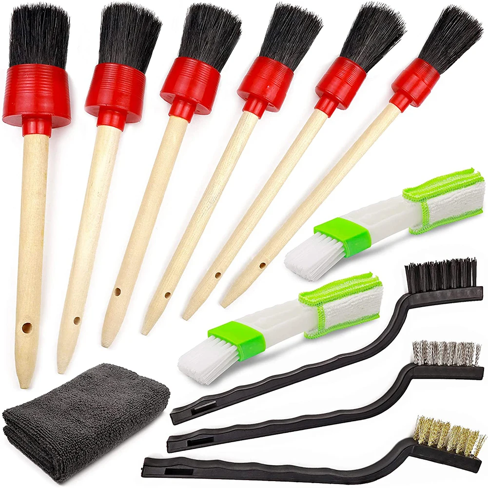 12Pcs Car Cleaning Kit Detailing Brush Cleaning Towels Car Cleaner Brush Set Suitable For Removing Dust Bread Crumbs And Others
12Pcs Car Cleaning Kit Detailing Brush Cleaning Towels Car Cleaner Brush Set Suitable For Removing Dust Bread Crumbs And Others