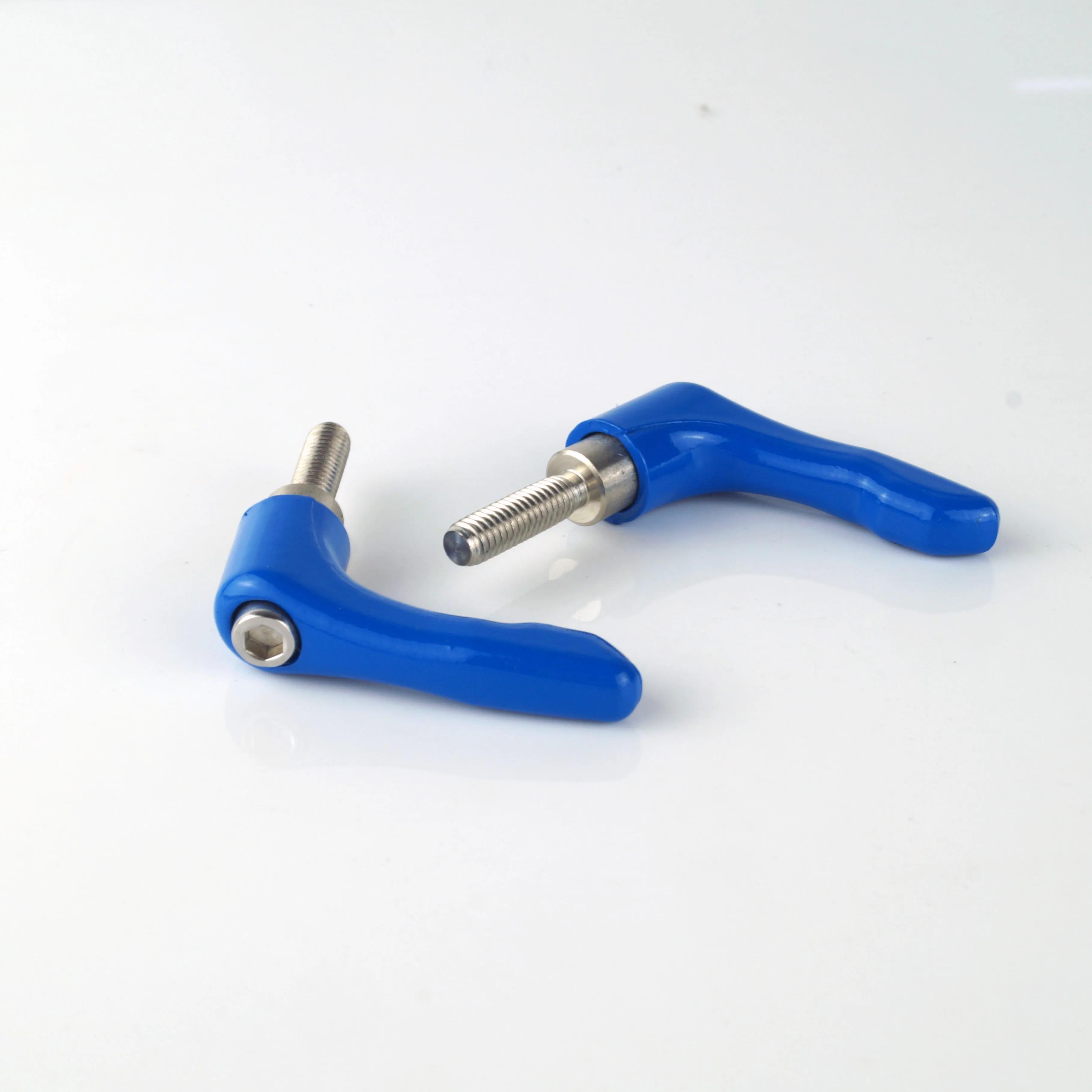 M5 M6 Stainless Steel Adjustable handle clamping lever arms tension levers blue color
M5 M6 Stainless Steel Adjustable handle clamping lever arms tension levers blue color