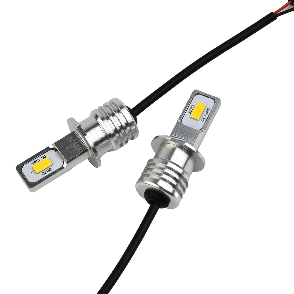 360 Degrees DC 12V-24V LED Bulbs Super Bright H3 CSP LED Fog Light Bulbs Conversion Kit 80W 2000LM 3000K Yellow
360 Degrees DC 12V-24V LED Bulbs Super Bright H3 CSP LED Fog Light Bulbs Conversion Kit 80W 2000LM 3000K Yellow