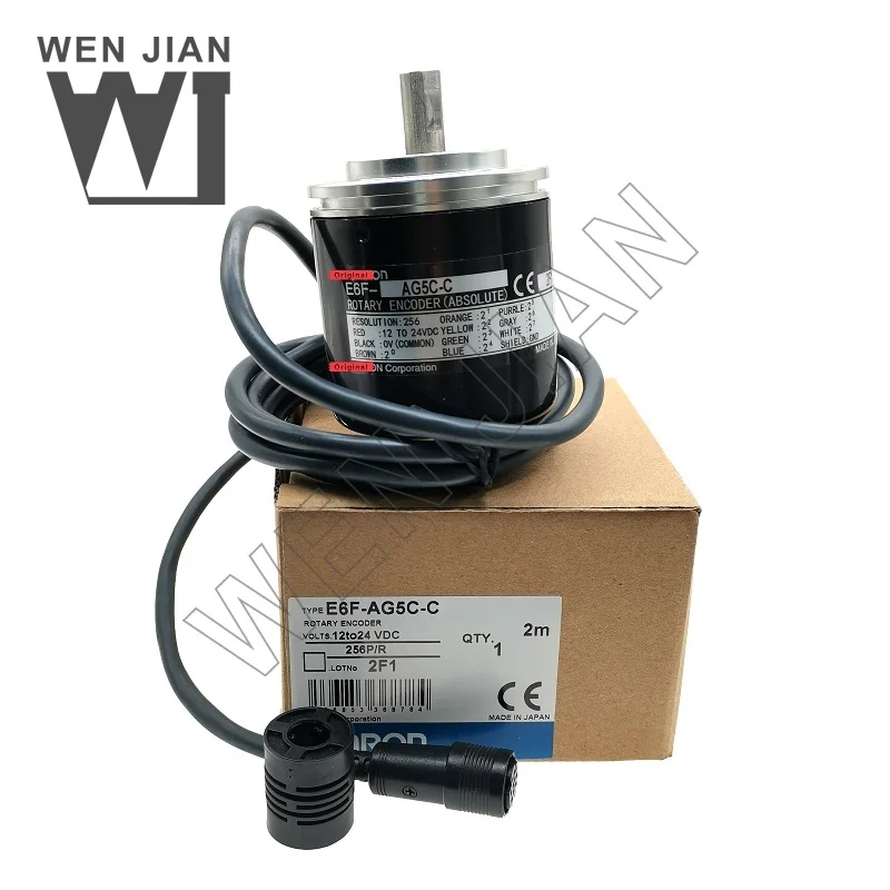 E6F-AG5C-C 256P/R E6F-AG5C-C 360P/R E6F-AG5C-C 720P/R Omron Rotary encoder 12-24VDC 2M NPN Output Gray Code Absolute Encoder
E6F-AG5C-C 256P/R E6F-AG5C-C 360P/R E6F-AG5C-C 720P/R Omron Rotary encoder 12-24VDC 2M NPN Output Gray Code Absolute Encoder
