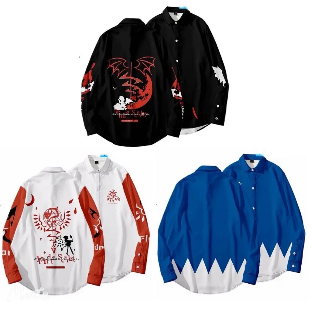 2022 New TouHou Project 3D Printing Unisex Shirt Women/Men Casual Long Sleeve Cool Loose Button Streetwear Anime Overclothes Ov
2022 New TouHou Project 3D Printing Unisex Shirt Women/Men Casual Long Sleeve Cool Loose Button Streetwear Anime Overclothes Ov