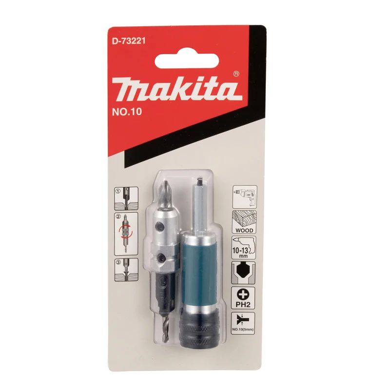 Makita набор сверл с зенковкой
Makita набор сверл с зенковкой