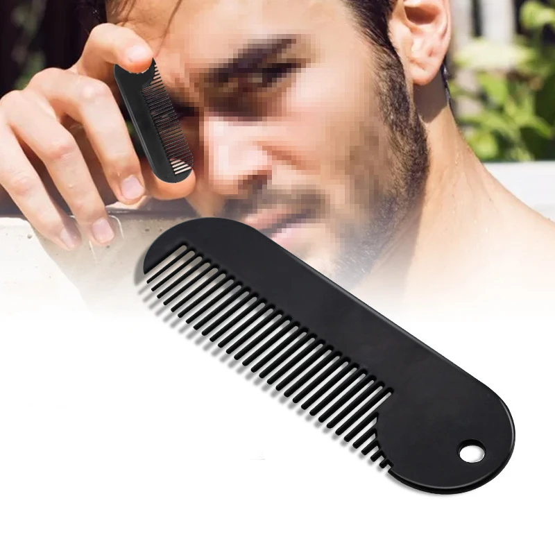 1pcs Black Mini Pocket Beard Comb for Men Metal Moustache Facial Hairbrush Beard Styling Detangling Combs
1pcs Black Mini Pocket Beard Comb for Men Metal Moustache Facial Hairbrush Beard Styling Detangling Combs