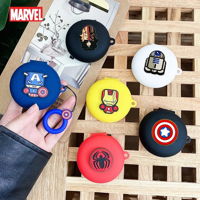 Чехол для наушников Disney Marvel для OPPO Enco W31, силиконовые беспроводные наушники-вкладыши Bluetooth с зарядным устройством, защитный чехол с ремешком
Чехол для наушников Disney Marvel для OPPO Enco W31, силиконовые беспроводные наушники-вкладыши Bluetooth с зарядным устройством, защитный чехол с ремешком