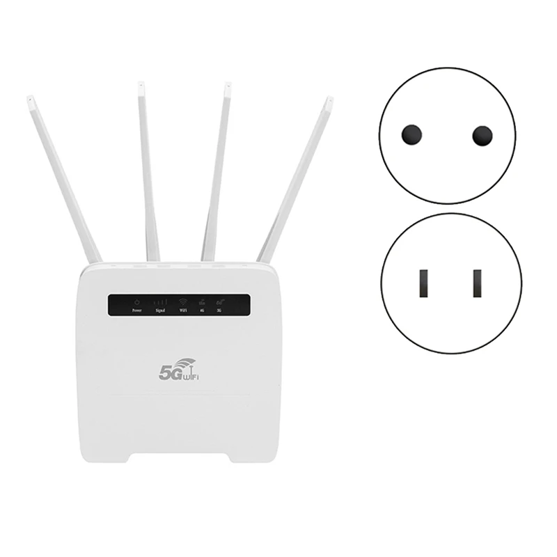 

5G Wifi Router Wifi Wireless Router 2.4G+5.8G Gigabit Home Business Level With SIM Card Slot For Office(EU Plug)