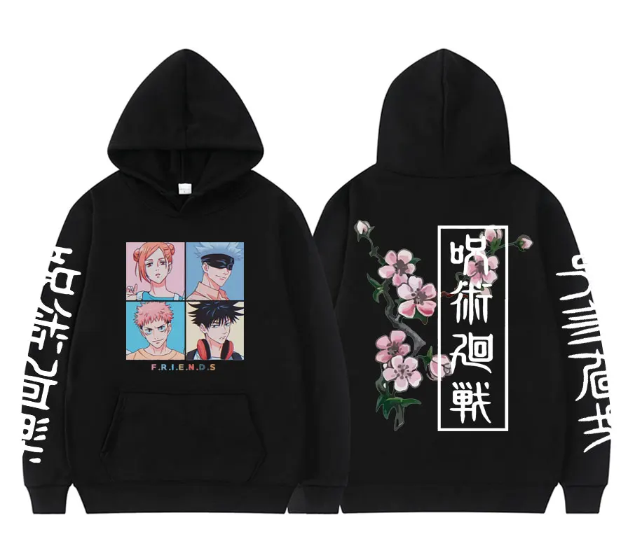 Anime Jujutsu Kaisen Men Double-sided Print Hoodie Itadori Yuji Ryomen Sukuna Friends Hoodies Men Women Fashion Funny Sweatshirt
Anime Jujutsu Kaisen Men Double-sided Print Hoodie Itadori Yuji Ryomen Sukuna Friends Hoodies Men Women Fashion Funny Sweatshirt