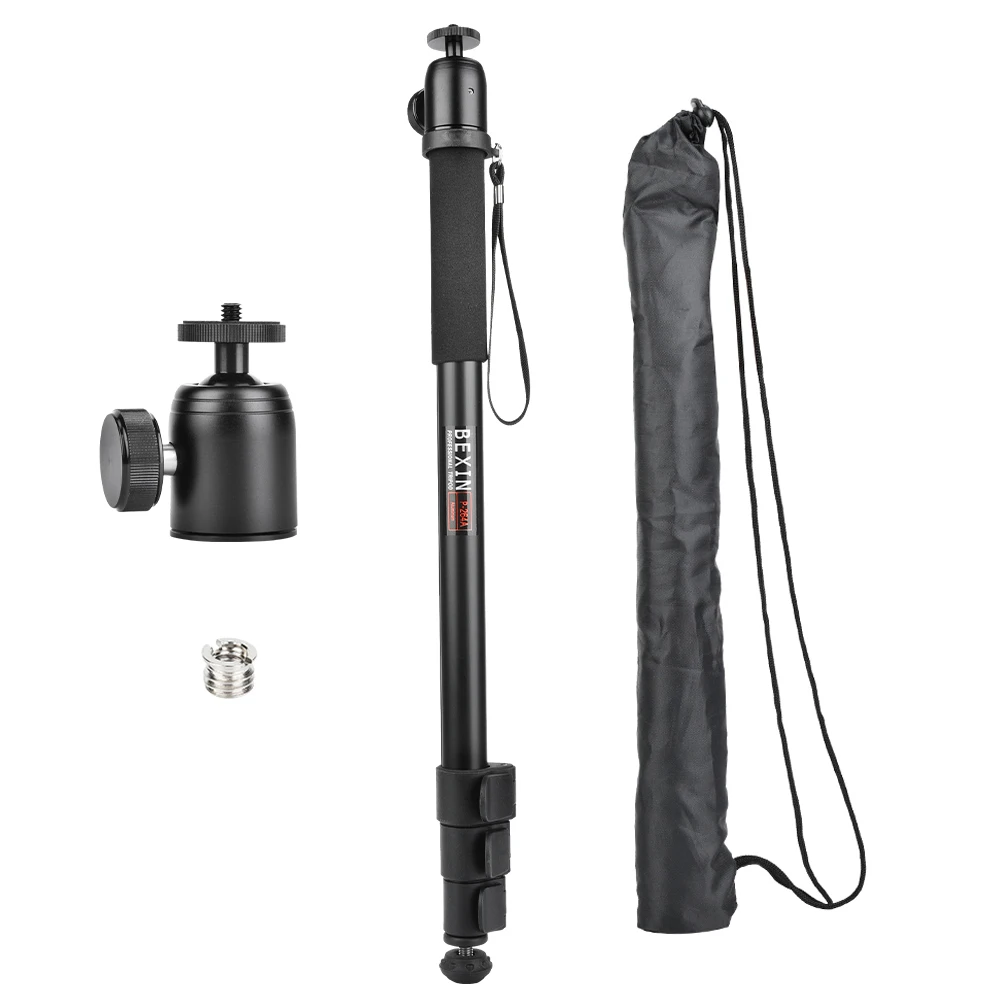 Aluminum Alloy Camera Monopod with 4 Sections for Camera Photograph Accessory P264A+K26 Monopod
Aluminum Alloy Camera Monopod with 4 Sections for Camera Photograph Accessory P264A+K26 Monopod