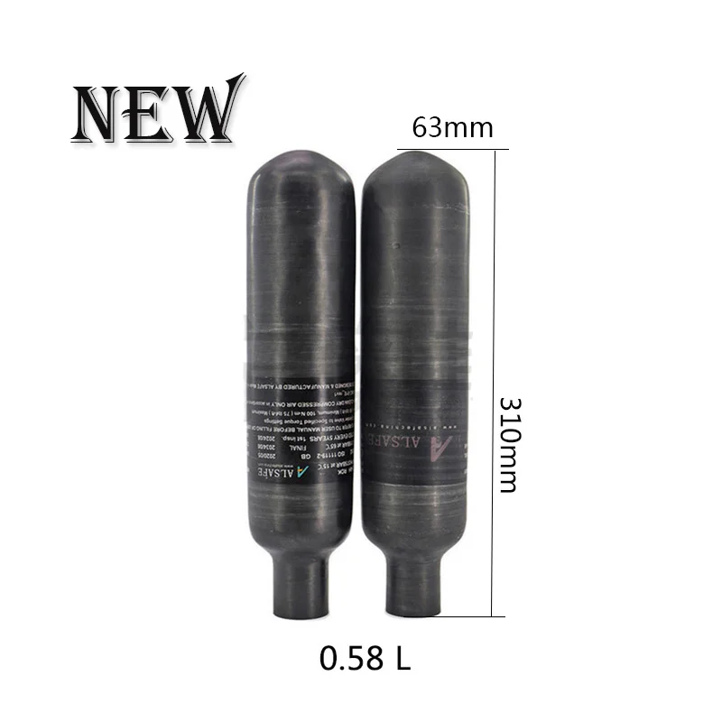 Alsafe 0.58L 580cc carbon fiber cylinder 300bar tank Carbon Fiber Cylinder Paintball HPA Tank Hunting PCP Air Gun Rifle Carbine
Alsafe 0.58L 580cc carbon fiber cylinder 300bar tank Carbon Fiber Cylinder Paintball HPA Tank Hunting PCP Air Gun Rifle Carbine