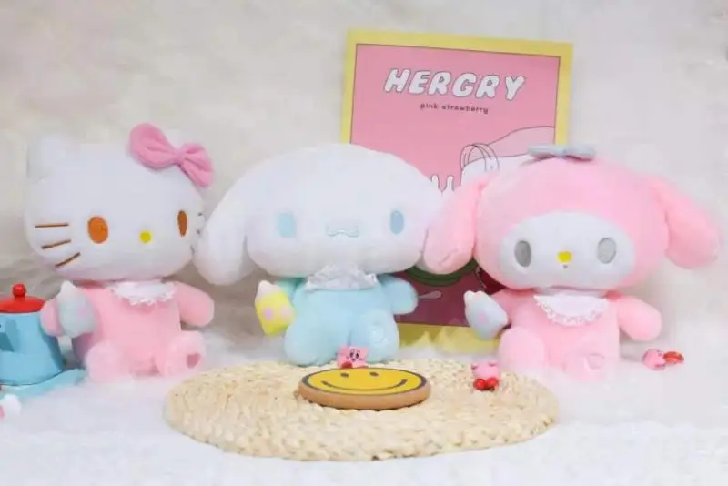 Кавайная плюшевая кукла-подушка для девочек, 20 см, My Melody Cinnamoroll Hellokittys Sanrioed 
Кавайная плюшевая кукла-подушка для девочек, 20 см, My Melody Cinnamoroll Hellokittys Sanrioed