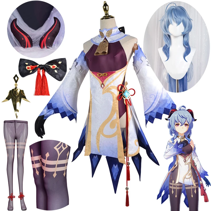 Genshin Impact Ganyu Cosplay Costume Wig Anime Game Genshin Gan Yu Cosplay Sexy Outfit Halloween Party Costumes for Women Girl
Genshin Impact Ganyu Cosplay Costume Wig Anime Game Genshin Gan Yu Cosplay Sexy Outfit Halloween Party Costumes for Women Girl