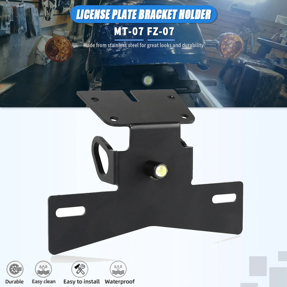 Motorcycle License Plate Holder Fender Eliminator Registration Bracket For Yamaha FZ-07 FZ07 FZ 07 2017 2018 2019 2021 2022
Motorcycle License Plate Holder Fender Eliminator Registration Bracket For Yamaha FZ-07 FZ07 FZ 07 2017 2018 2019 2021 2022
