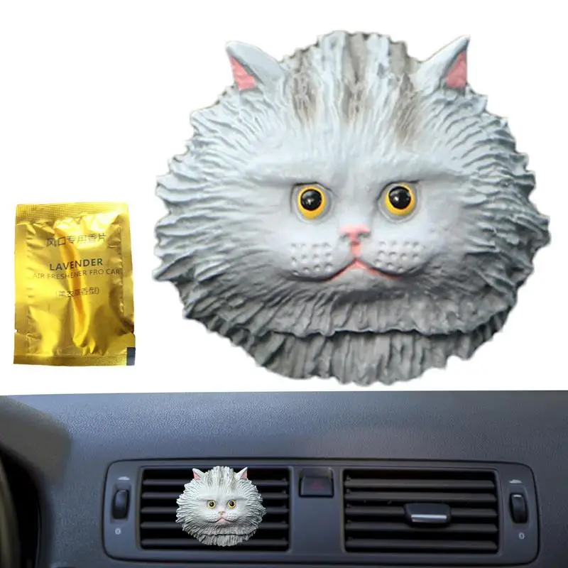 

Симпатичный автомобильный освежитель воздуха с зажимом для вентиляционного отверстия с изображением кошки из мультфильма автомобильный освежитель воздуха автомобильный Ароматический диффузор декоративный освежитель воздуха для автомобиля