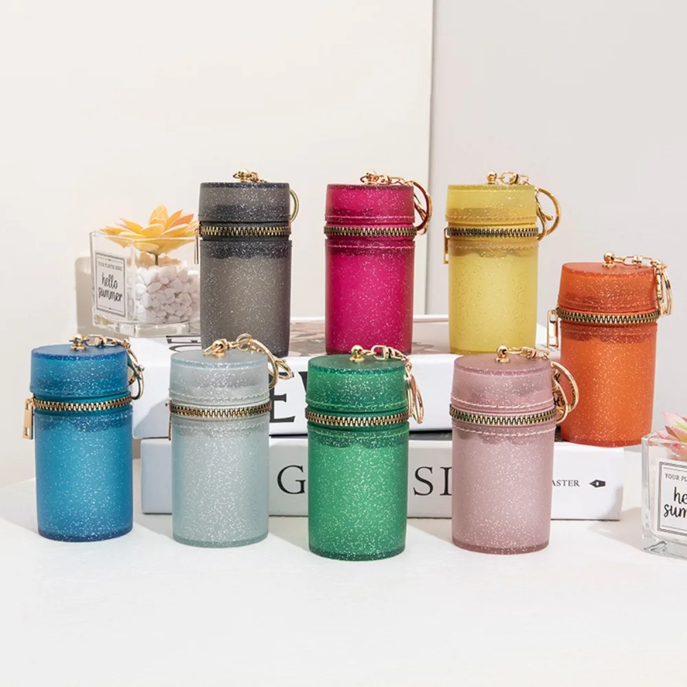Glitter Lipstick Bags New PVC Transparent Bucket Bag Wallet Keychain Gift
Glitter Lipstick Bags New PVC Transparent Bucket Bag Wallet Keychain Gift