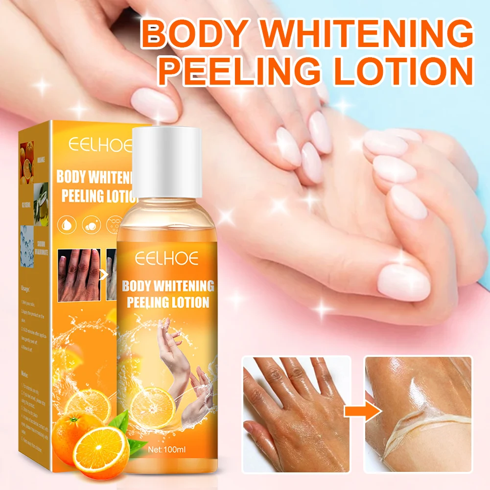 100ml Body Whitening Peeling Gel Dead Skin Exfoliator Skin Peeling Mask Dark Spots Remover Body Brighten Cream
100ml Body Whitening Peeling Gel Dead Skin Exfoliator Skin Peeling Mask Dark Spots Remover Body Brighten Cream