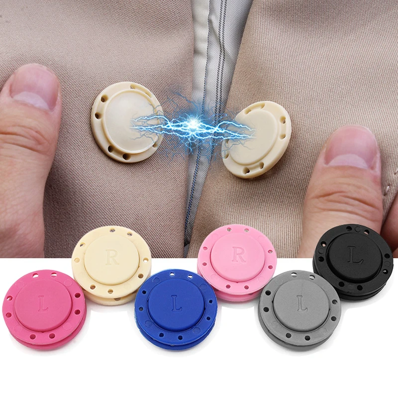 A Pair Invisible Magnet Buttons Sewing Accessories Jacket Cardigan Concealed Buckle
A Pair Invisible Magnet Buttons Sewing Accessories Jacket Cardigan Concealed Buckle