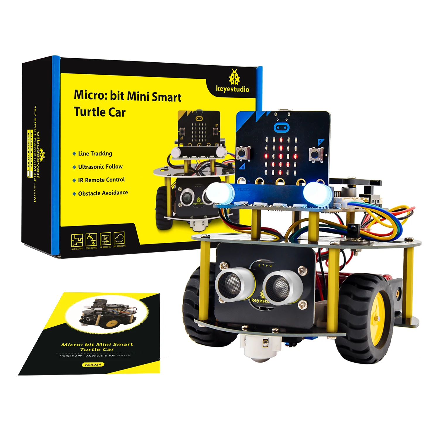 Быстрая доставка Keyestudio Micro:bit Mini Smart черепаховый автомобиль micro bit полный комплект
Быстрая доставка Keyestudio Micro:bit Mini Smart черепаховый автомобиль micro bit полный комплект