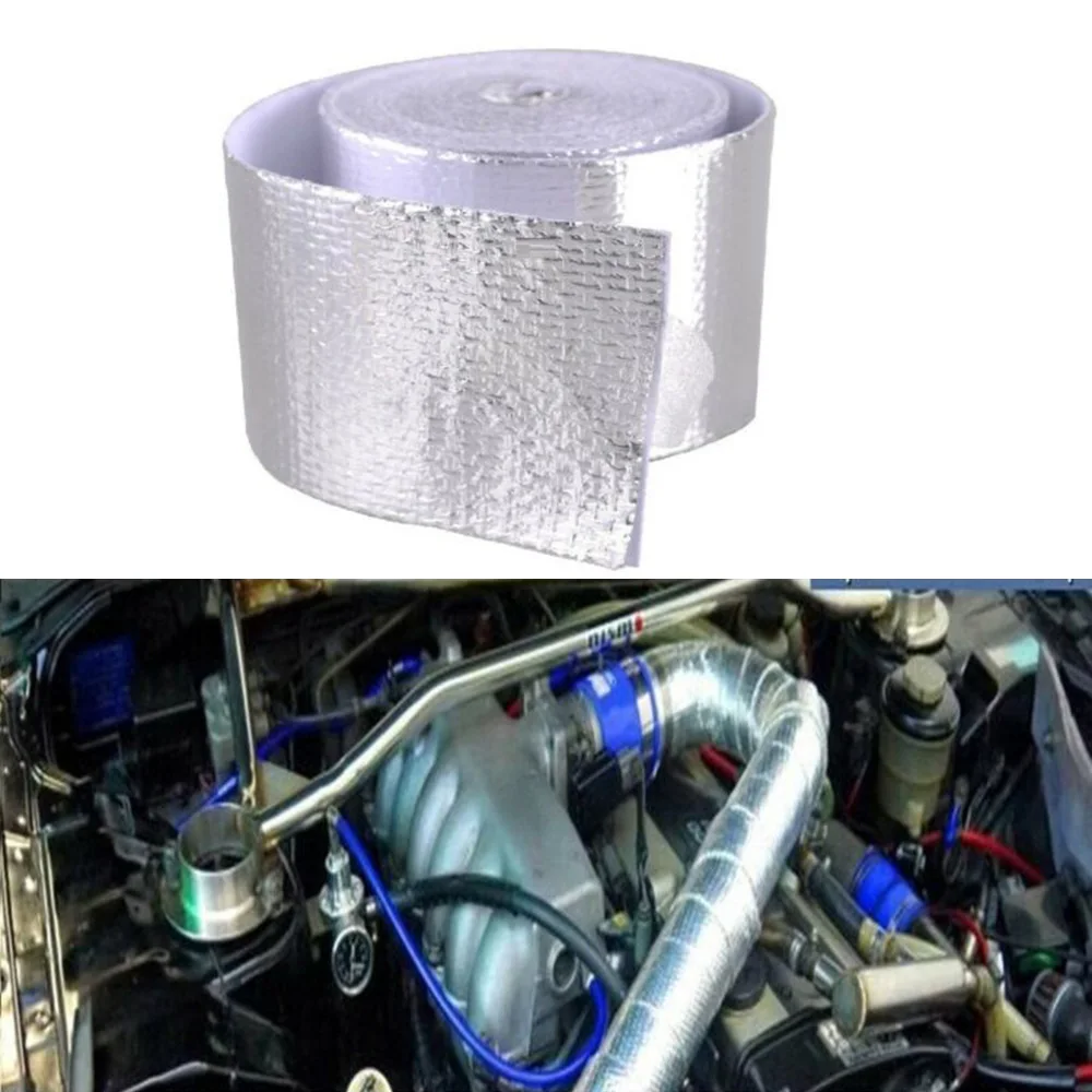 5m Exhaust Heat Tape Wrap Shield Silver Protective Fiberglass For Car Motorcycle Interior Parts Exhaust Systems
5m Exhaust Heat Tape Wrap Shield Silver Protective Fiberglass For Car Motorcycle Interior Parts Exhaust Systems