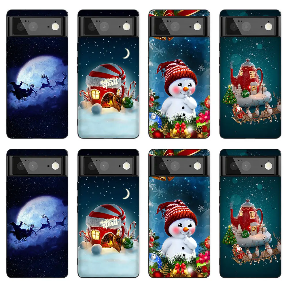 Christmas Santa Claus Coque Case for Pixel 7 Pro 6a 6 6Pro 2 3 3a Soft TPU Cover for Google 4 4a 5 5a 5G XL Sowman Elk Fundas
Christmas Santa Claus Coque Case for Pixel 7 Pro 6a 6 6Pro 2 3 3a Soft TPU Cover for Google 4 4a 5 5a 5G XL Sowman Elk Fundas