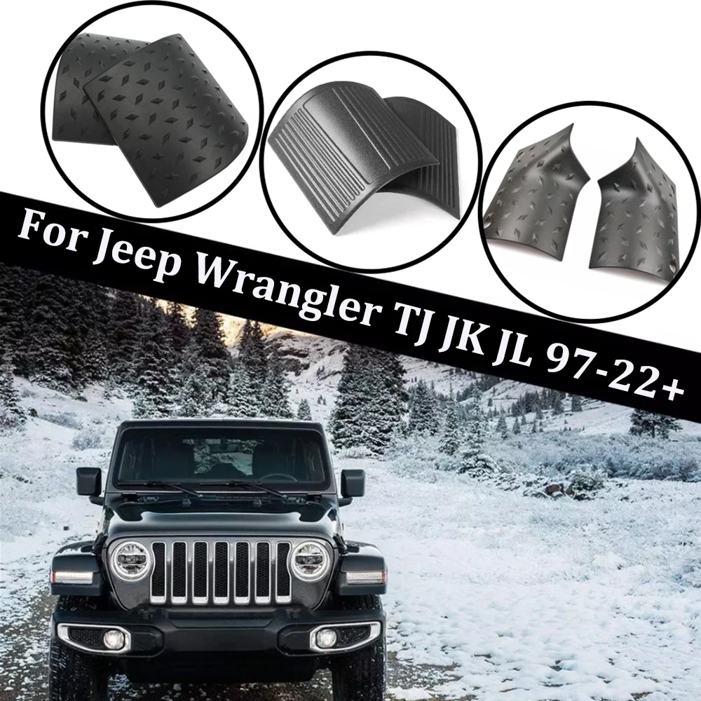 

For Jeep Wrangler TJ JK JL JLU Sport Sahara Rubicon Gladiator JT 1997-2022+ Cowl Body Armor Engine Hood Cowling Cover Car Decor