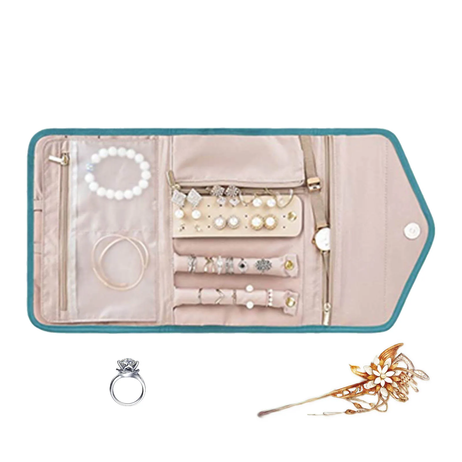 Travel Jewelry Pouch Foldable Mini Jewelry Pouch For Various Jewelry Tangling Free Jewelry Organizer Roll For Rings Necklaces
Travel Jewelry Pouch Foldable Mini Jewelry Pouch For Various Jewelry Tangling Free Jewelry Organizer Roll For Rings Necklaces