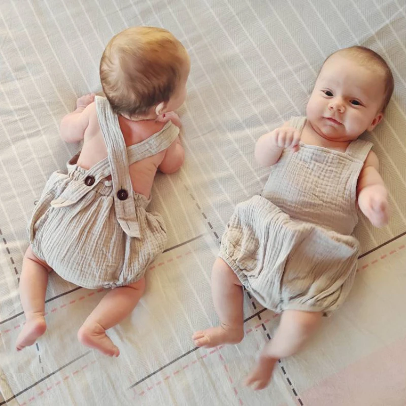Summer Baby Girl Romper Infant Girl Clothes Cotton Linen Newborn Clothes Sleeveless for Baby Born 0-2 Years roupa de bébé
Summer Baby Girl Romper Infant Girl Clothes Cotton Linen Newborn Clothes Sleeveless for Baby Born 0-2 Years roupa de bébé