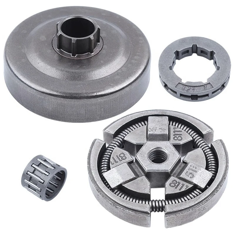 0.325Inch 7T Clutch Drum Sprocket Rim Bearing Set For Husqvarna 50 51 55 EPA Rancher 154 254 Chainsaw Parts Replacement
0.325Inch 7T Clutch Drum Sprocket Rim Bearing Set For Husqvarna 50 51 55 EPA Rancher 154 254 Chainsaw Parts Replacement