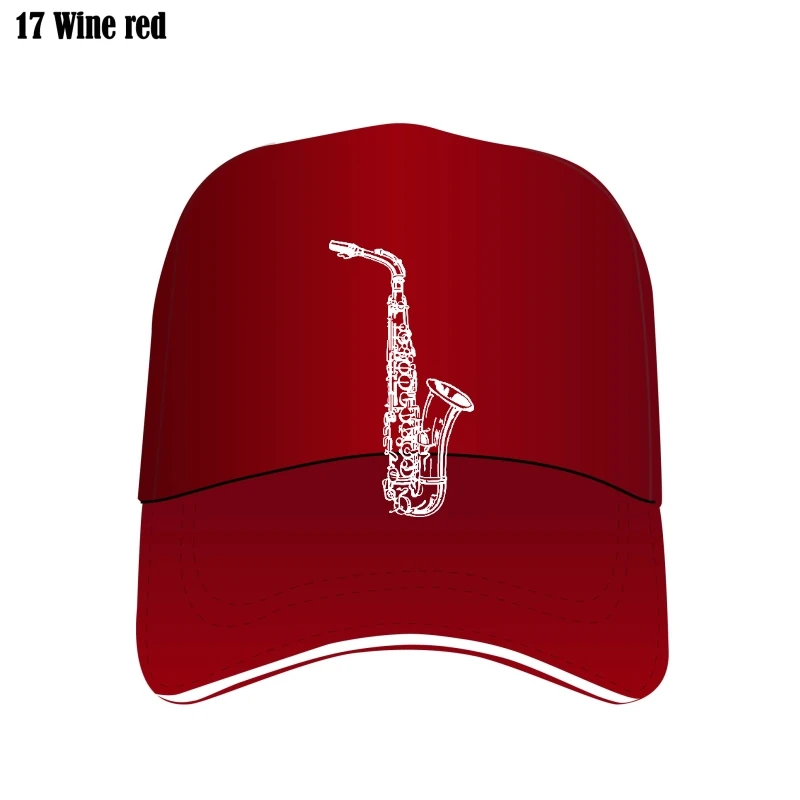 

Novelty Custom Hat Men Mesh Saxophone Cap Custom Jazz Music Men Baseball Cap Oversunscreend