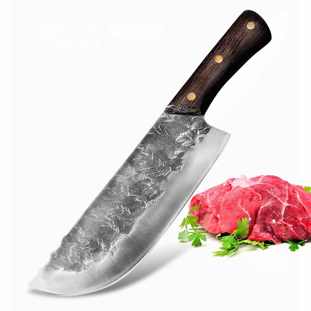 Hand Forged Butcher Knife 5Cr High-carbon Cleaver Knife Fish Fruit Vegetables Boning Knife Kitchen Utility Knives Cooking Tools
Hand Forged Butcher Knife 5Cr High-carbon Cleaver Knife Fish Fruit Vegetables Boning Knife Kitchen Utility Knives Cooking Tools