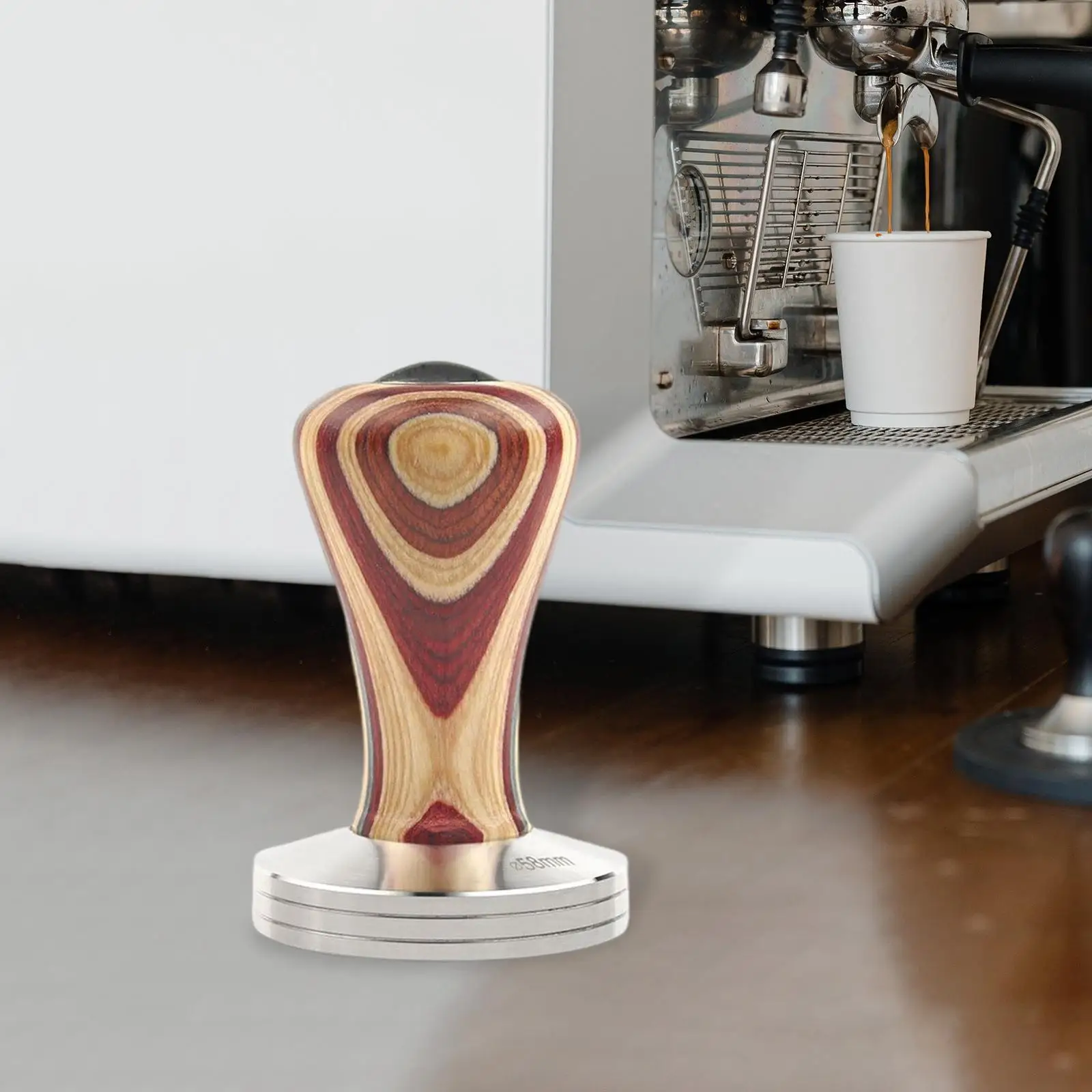 58 Tamper Stainless Steel Coffee Bean Pressing Tool Reusable with Flat Base Accessories for Office
58 Tamper Stainless Steel Coffee Bean Pressing Tool Reusable with Flat Base Accessories for Office