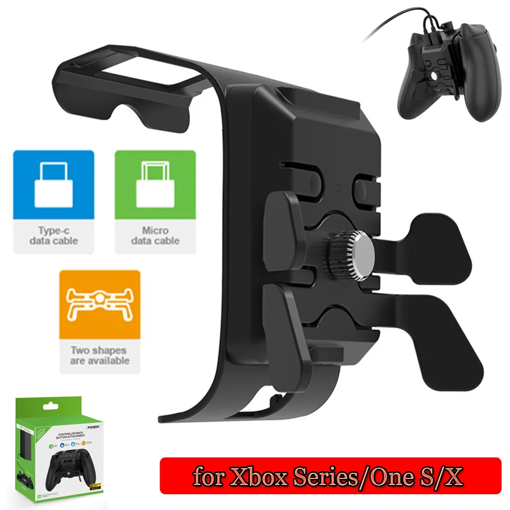 Controller Back Button Adapter for Xbox Series X/S Gamepad Paddles Keys Replacement Gamepad Back Button Attachment for Xbox One
Controller Back Button Adapter for Xbox Series X/S Gamepad Paddles Keys Replacement Gamepad Back Button Attachment for Xbox One