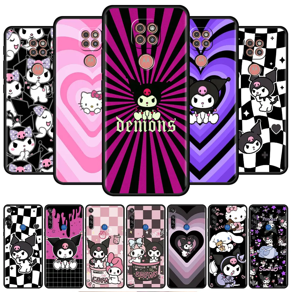 Fashion Cool Kuromi Case Cover for Motorola Moto G200 G30 G60 G22 G51 G9 Play G8 Power One Fusion Plus Edge 20 Black Fundas
Fashion Cool Kuromi Case Cover for Motorola Moto G200 G30 G60 G22 G51 G9 Play G8 Power One Fusion Plus Edge 20 Black Fundas