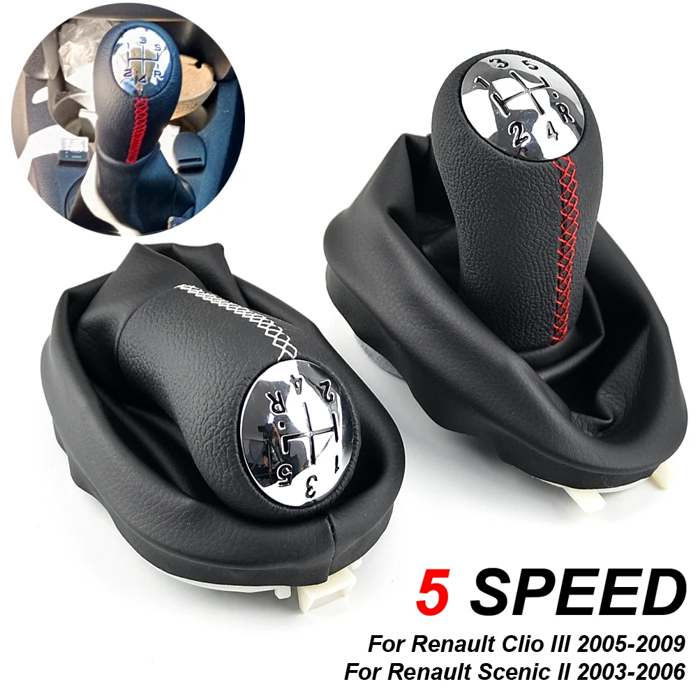5 Speed Gear Shift Knob Stick Head Car Gear Shift Lever Handle Universal For RENAULT Laguna Megane 2 Clio 3 Scenic 2
5 Speed Gear Shift Knob Stick Head Car Gear Shift Lever Handle Universal For RENAULT Laguna Megane 2 Clio 3 Scenic 2