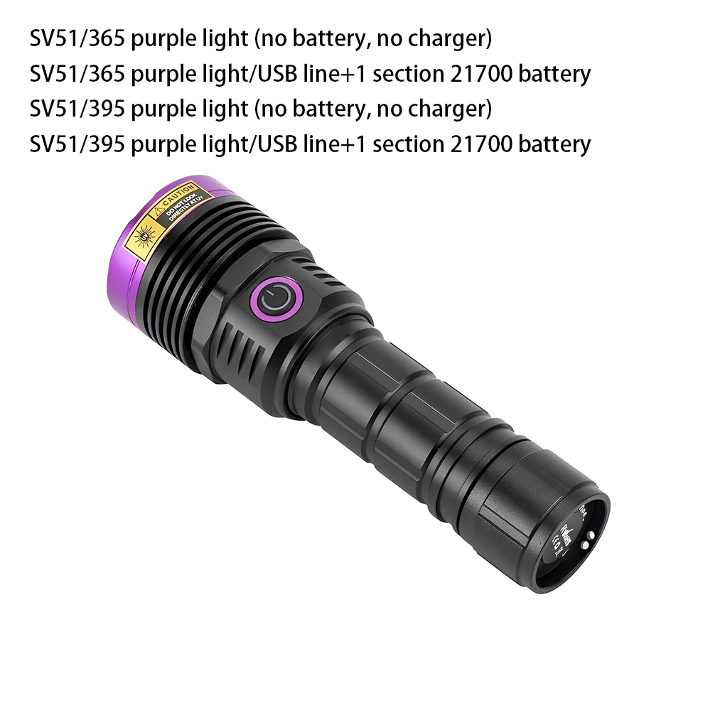 Ultraviolet Light Small Lightweight Convenient UV Flashlight Multipurpose Torch Wearable Camping Hiking SV51 365 Purplelight
Ultraviolet Light Small Lightweight Convenient UV Flashlight Multipurpose Torch Wearable Camping Hiking SV51 365 Purplelight
