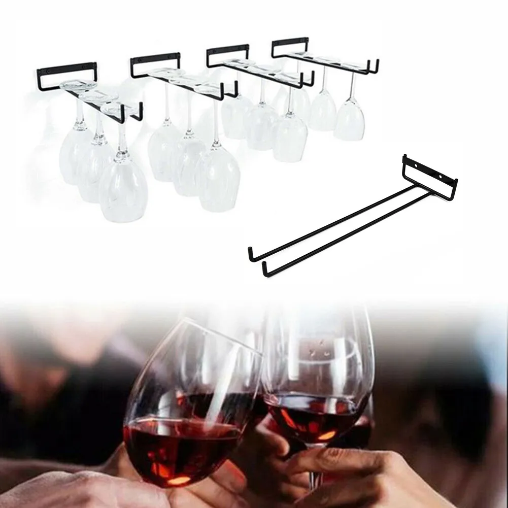 Wine Champagne Glass Cup Hanger Black Iron 11.8in Bar Home Wall Mounted Hanging Rack Storage Counter
Wine Champagne Glass Cup Hanger Black Iron 11.8in Bar Home Wall Mounted Hanging Rack Storage Counter
