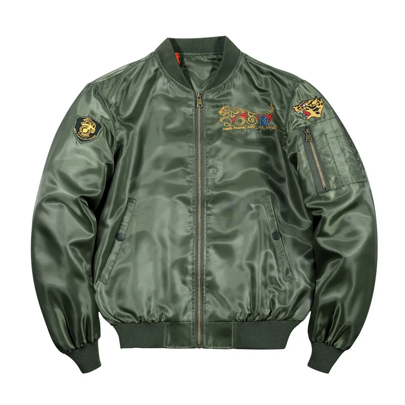 Men's Spring Autumn Pilot Jacket Air Force Bomber Outwear Embroidery Baseball Jackets Cargo Coats For Male
Men's Spring Autumn Pilot Jacket Air Force Bomber Outwear Embroidery Baseball Jackets Cargo Coats For Male