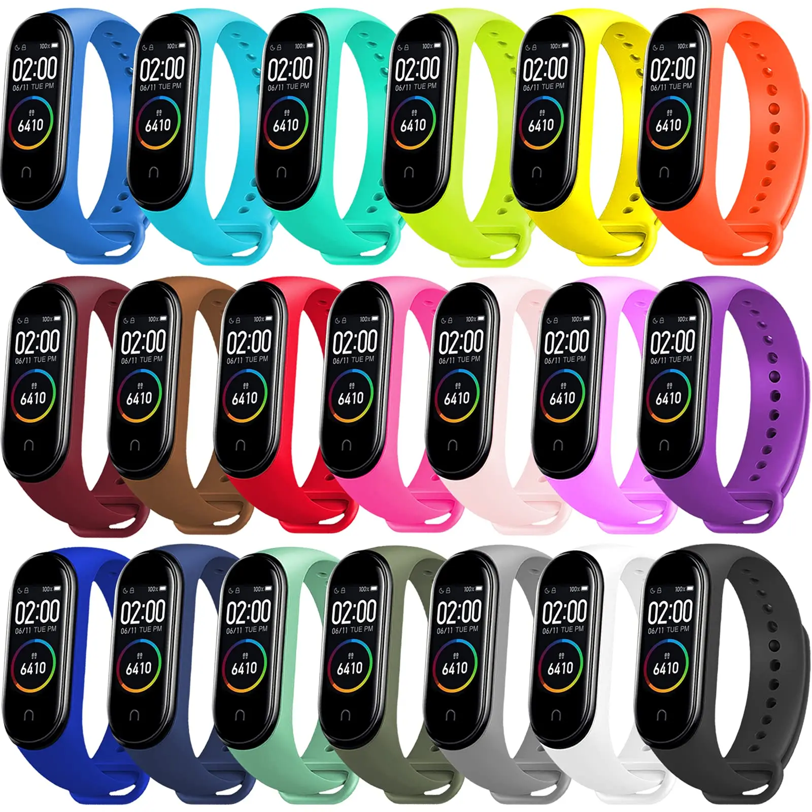 Correa Watch Strap For Xiaomi Mi Band 4 6 3 5 7 Wristband Silicone Bracelet Wriststrap MiBand 3/4 band5/6 Smartwatch Accessories
Correa Watch Strap For Xiaomi Mi Band 4 6 3 5 7 Wristband Silicone Bracelet Wriststrap MiBand 3/4 band5/6 Smartwatch Accessories