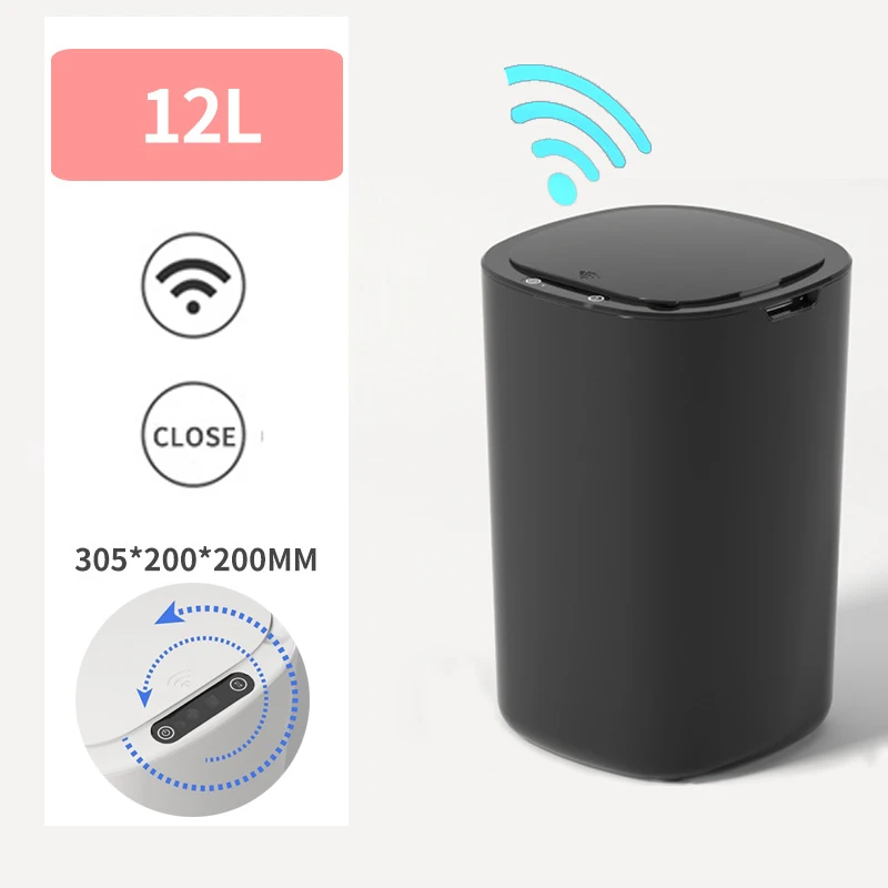 Garbage Sensor Household For Living Roomeco-friendly Bathroom Bin Automatic Can Waste Smart Toilet Bedroom Trash
Garbage Sensor Household For Living Roomeco-friendly Bathroom Bin Automatic Can Waste Smart Toilet Bedroom Trash
