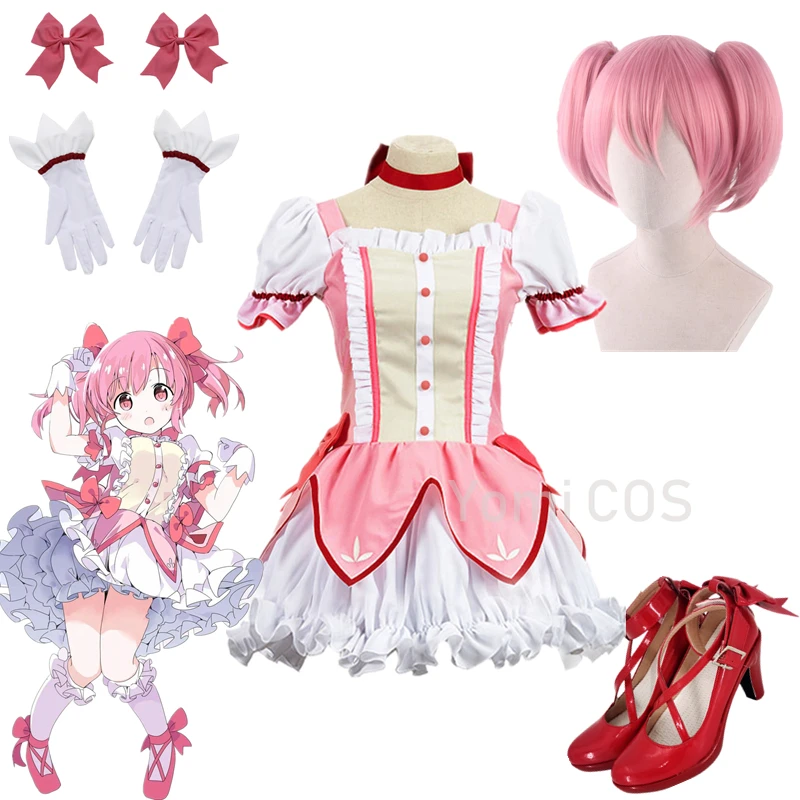 Аниме Puella Magi Madoka Magica Косплей Канаме Мадока Волшебная Девушка Мадока Лолита платье женский косплей костюм обувь розовый парик
Аниме Puella Magi Madoka Magica Косплей Канаме Мадока Волшебная Девушка Мадока Лолита платье женский косплей костюм обувь розовый парик