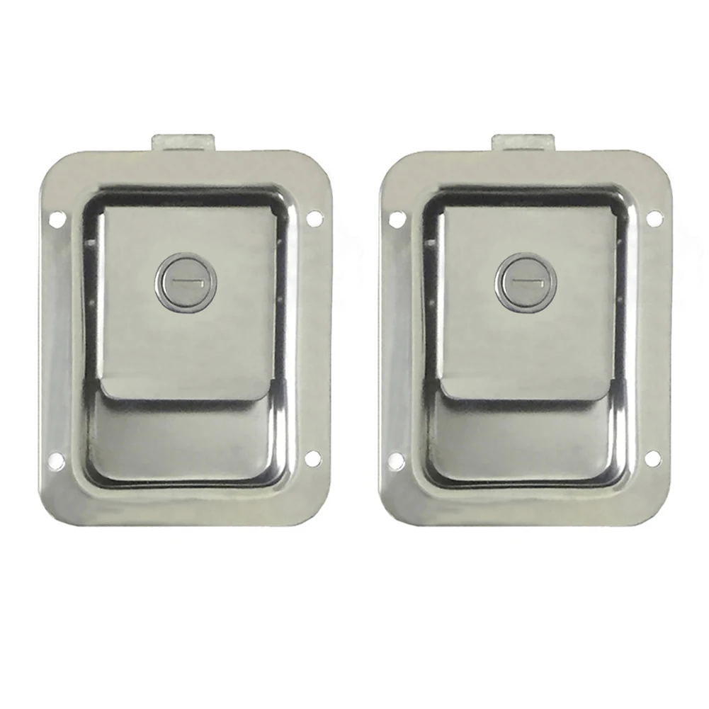 2pcs/pack Trailer Door Paddle Latch With Keys Stainless Steel Replacement Repairing Hardware Easy Install Truck Tool Box RV
2pcs/pack Trailer Door Paddle Latch With Keys Stainless Steel Replacement Repairing Hardware Easy Install Truck Tool Box RV