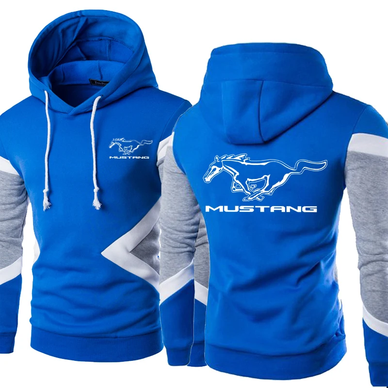 Spring Autumn New Fashion Patchwork Men Pullover Sweatshirts Mustang Logo Hoodies Casual Cotton Hoody 5 Colors
Spring Autumn New Fashion Patchwork Men Pullover Sweatshirts Mustang Logo Hoodies Casual Cotton Hoody 5 Colors
