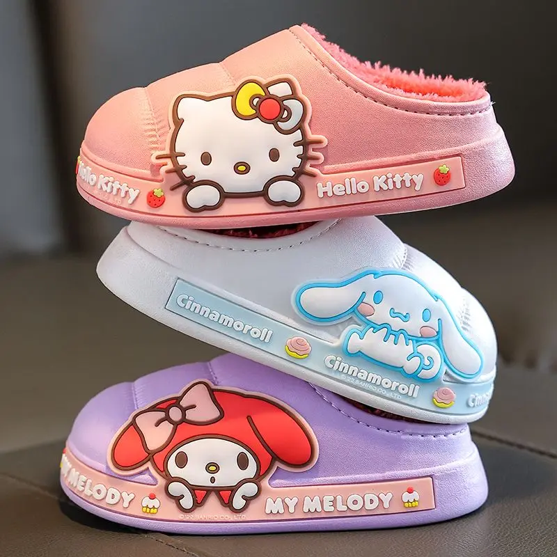 Sanrio Child Slipper Hellokitty Mymelody Cinnamoroll Slippes Parents' and Children's Lovely Indoor Anti-skid Plush Cotton Shoes
Sanrio Child Slipper Hellokitty Mymelody Cinnamoroll Slippes Parents' and Children's Lovely Indoor Anti-skid Plush Cotton Shoes