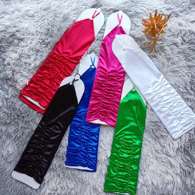Women's Evening Party Formal Gloves stretch Satin Gloves Long Fingerless Mittens for party Prom Dancing Dress Gloves
Women's Evening Party Formal Gloves stretch Satin Gloves Long Fingerless Mittens for party Prom Dancing Dress Gloves