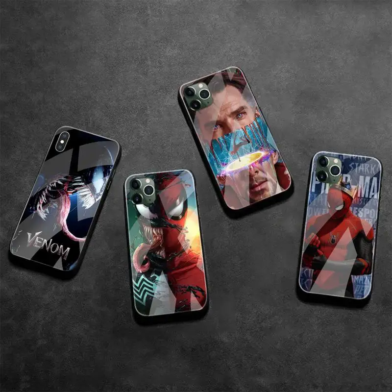 Spider-Man Venom Doctor Strange Phone Case Tempered Glass For iPhone 13 12 Mini 11 Pro XR XS MAX 8 X 7 Plus SE 2020 cover
Spider-Man Venom Doctor Strange Phone Case Tempered Glass For iPhone 13 12 Mini 11 Pro XR XS MAX 8 X 7 Plus SE 2020 cover
