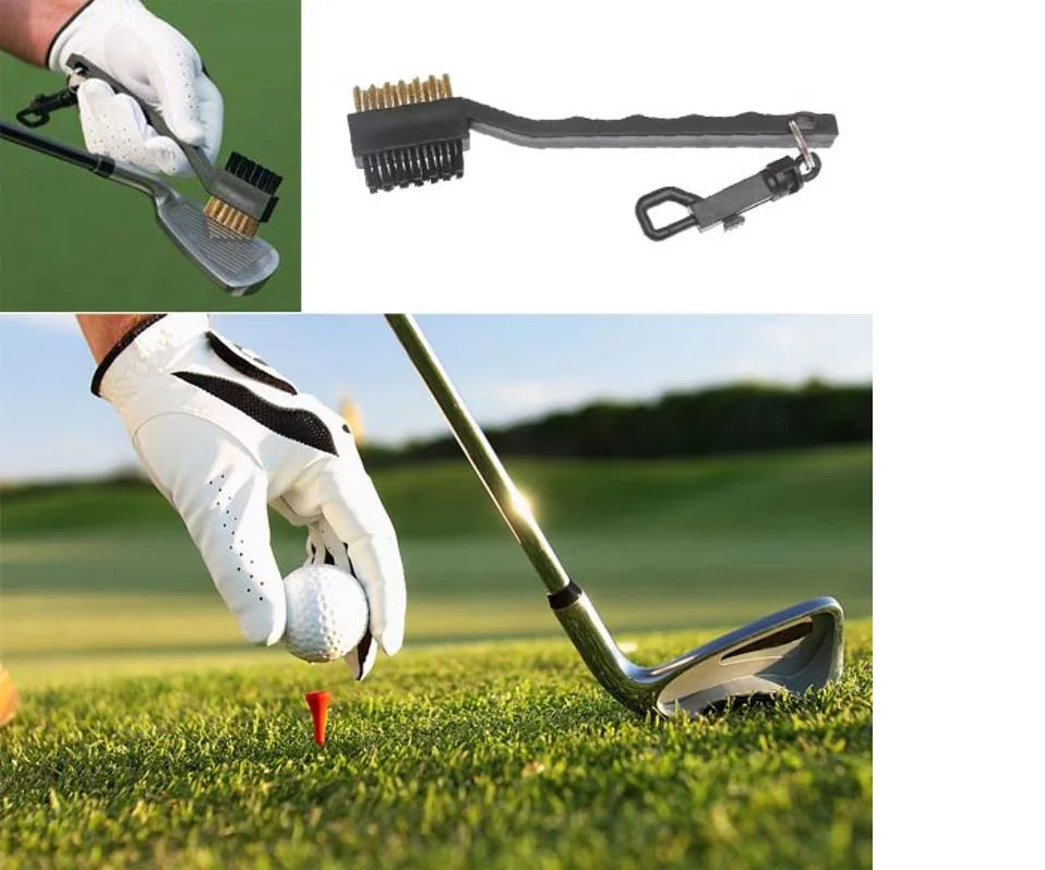 2 Sided Brass Wires Nylon Golf Club Brush Groove Cleaner Kit Black Golf Ball Shoes Brush Cleaning Tools Golf Accessories TSLM1
2 Sided Brass Wires Nylon Golf Club Brush Groove Cleaner Kit Black Golf Ball Shoes Brush Cleaning Tools Golf Accessories TSLM1
