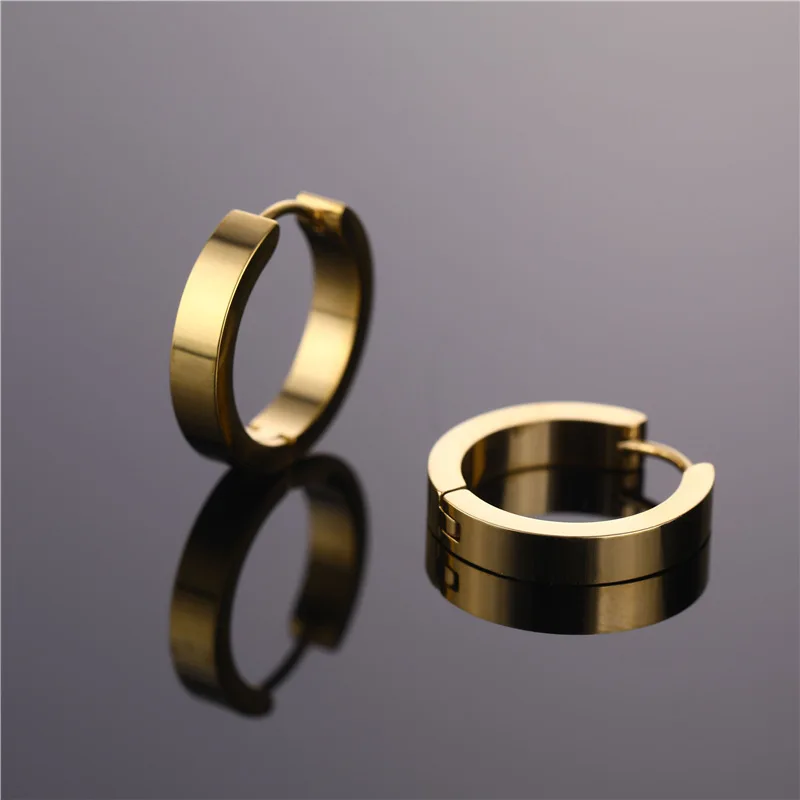 Mens Stainless Steel Huggie Hoop Earrings Large Metal Punk Party Jewelry Anti Allergy Pierced Earrings
Mens Stainless Steel Huggie Hoop Earrings Large Metal Punk Party Jewelry Anti Allergy Pierced Earrings