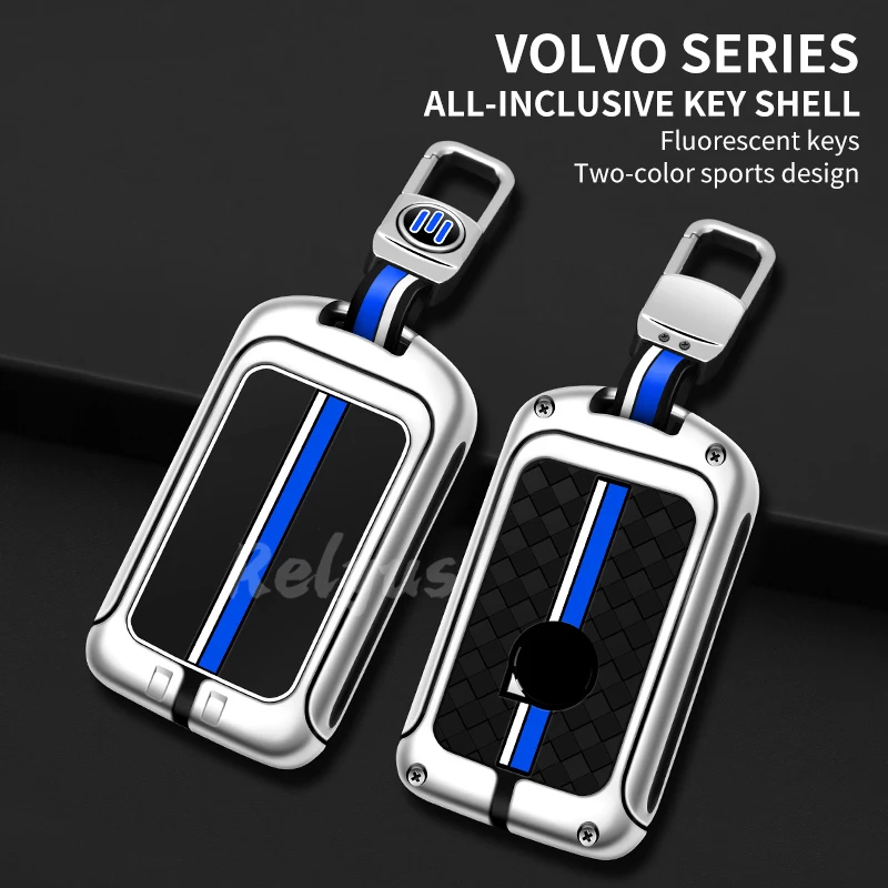 Fashion Metal Car Remote Key Case Cover For Volvo XC40 XC60 XC90 S60 S90 S80 C30 V70 V90 T5 T6 T8 Protector Keyless Accessories
Fashion Metal Car Remote Key Case Cover For Volvo XC40 XC60 XC90 S60 S90 S80 C30 V70 V90 T5 T6 T8 Protector Keyless Accessories