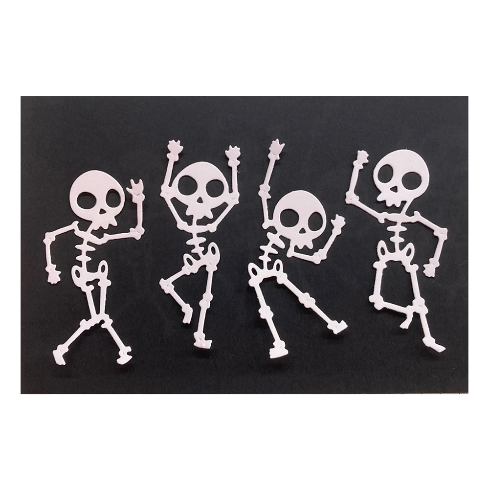New Halloween Skeleton Man Metal Cutting Die Decoration Background Scrapbook Greeting Card Crafts Blade Punching Template 
New Halloween Skeleton Man Metal Cutting Die Decoration Background Scrapbook Greeting Card Crafts Blade Punching Template